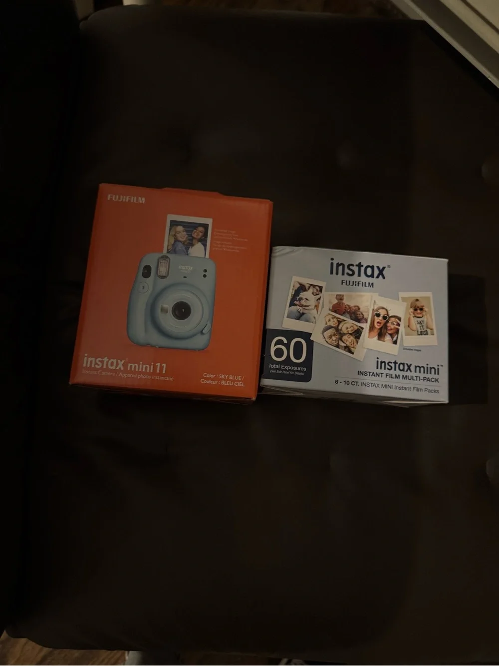 Fujifilm Instax Mini 11 Sky Blue Camera with Instax Mini Film Pack